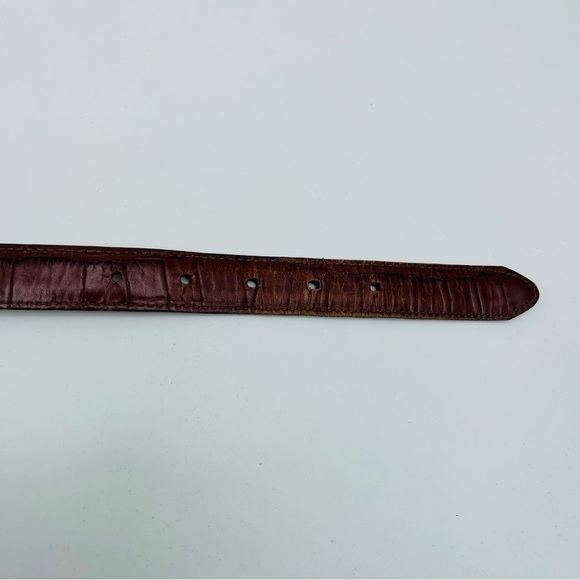 Brighton Marcus two tone reversible belt leather gold‎ silver black brown size L - Picture 4 of 9